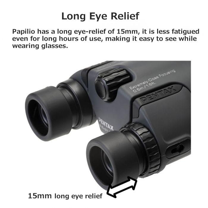 Pentax 8.5x21 U-Series Papilio II Binocular suitable for watching objects both close-up and far away - Image 5